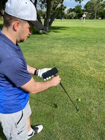Justin Uses the GolfPad GPS